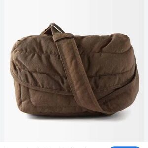 Lemaire Soft Flight Quilted Canvas Crossbody Belt Bag Brown